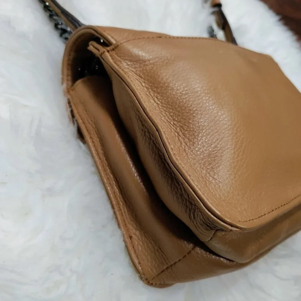 Aimee Kestenberg Lovers Lane Heart Convertible Leather Shoulder Crossbody Bag - Picture 5 of 16